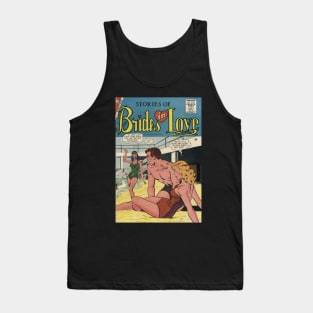 Vintage Romance Comic Book Cover - Brides in Love Tank Top